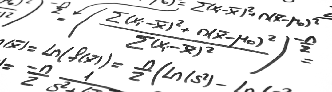 image of statistical formulas