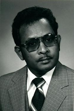 formal photo of Chandra during his early days at Penn State