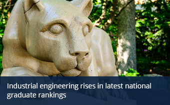 Industrial engineering rose in the latest graduate rankings