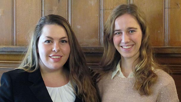Ellen Fagan and Nichole Stoner