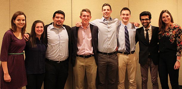 The 2015-16 IISE Penn State student chapter officers