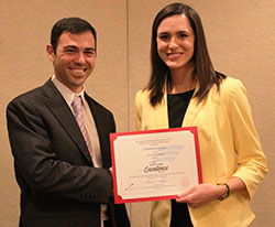 Katherine Nowadly, recipient of the Massachusetts Institute of Technology (MIT) Supply Chain Excellence Award and a $10,000 scholarship to MIT