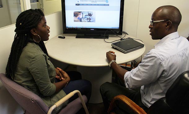 Teniola Idowu and Conrad Tucker