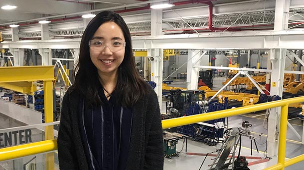Charlotte Fei at the Volvo Construction Corporation 